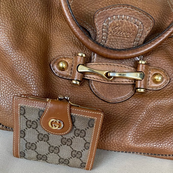 Vintage GUCCI Ophidia GG Leather Canvas Wallet - Picture 12 of 12